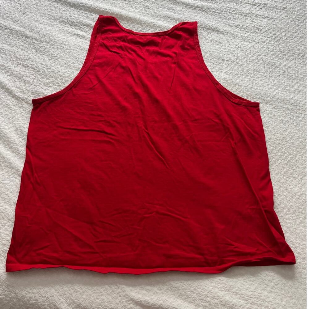 Athletic Red Tank , Men's size 2XL